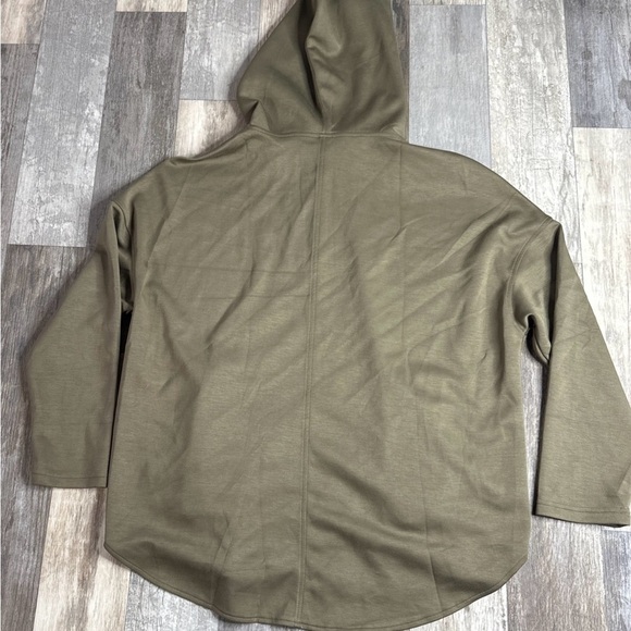 Anrabess, Hoodie Sweatshirt, Womens Small, Quarter Zip, Brown - Picture 6 of 6